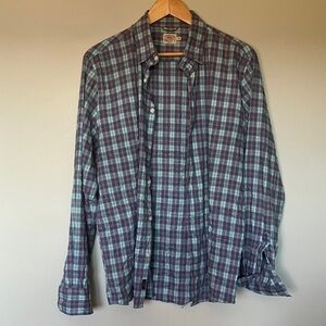 Faherty Plaid Button-Up Shirt